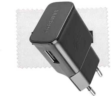 Caricabatterie originale per EP-TA200 Samsung Galaxy A16-13 A53-55 A42 A34-33 A71-72 M53-23 M13 S8+ S9+ S10 con cavi di ricarica no inclusi, panno pulizia Shlok