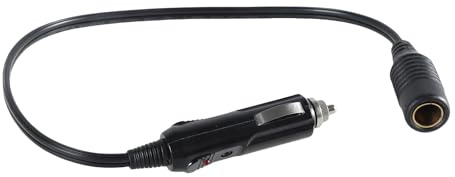 LLINthy Vehicles Power Supply Adapter Cord 12V Socket To DIN Motorcycle Charging Cable Wire 120W