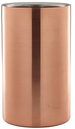 Copper Wine Cooler 12cm Dia X 20cm High Mixology Cocktail Accessories Drink Bar