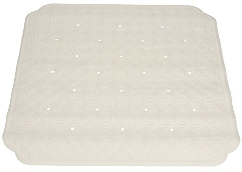 Betz Wanneneinlage Duschmatte Cairo rutschfeste Naturkautschuk Größe 53x53 cm Farbe weiß