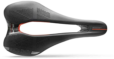 Selle Italia SLR Boost Kit Carbonio Superflow, Selle Unisex Adulto, Nero, L3