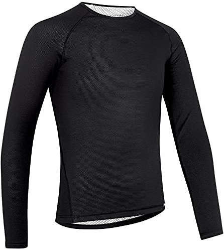 GripGrab Ride Thermo Baselayer Herren Fahrrad Langarm Funktionsunterhemd | 1er und 3er Pack, Anti-Geruch Unterhemd, Polyester/Polypropylen, warm & atmungsaktiv für kalte bis milde Temperaturen