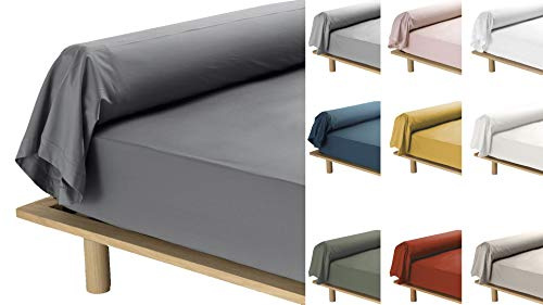 Promo Nackenrolle Tasche Leinen 10 85x185 cm Perkal 78 Fäden (Anthrazit)