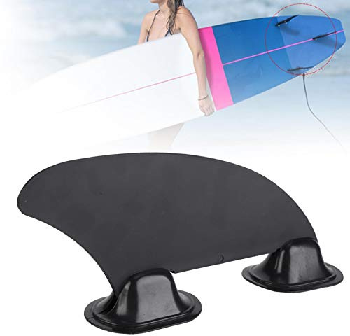 Kuuleyn Kajak Skeg Tracking Flosse,abnehmbare Mittelflosse,Integrale Flosse Befestigungspunkte Schwarze Wasserscheide für aufblasbare Stand Up Paddle SUP Boards Surfboard