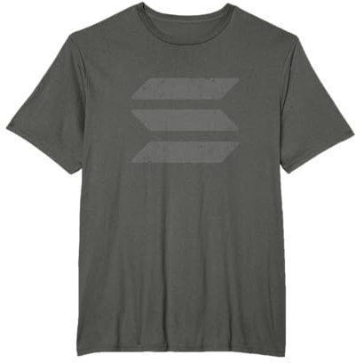 Chaîne de blocs Crypto avec logo Solana Solana Vintage | Solana pour homme T-Shirt