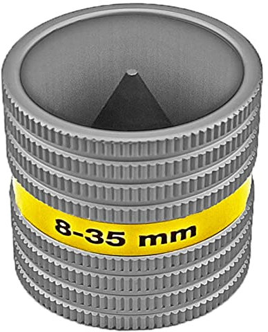 Profi Entgrater 8 bis 35mm Edelstahlrohr Kupferrohr Verbundrohr mit Durchmesser