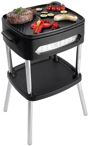 Fritel BBQ 3256 - Elektrogrill - 40x36 cm - 2000 W - Platte + Deckel