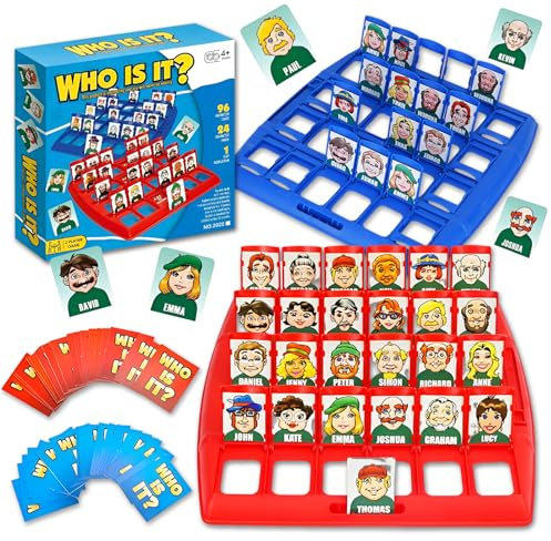 Wer Ist Es Spiel Original, Guess Who Brettspiel, Wer Bin Ich Spiel Classic für Familie