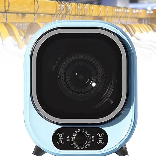 Tumble Dryer,Vented Tumble Dryer, Small Portable Condenser Compact Mini Spin Dryer, Perfect for Counter Top or Wall Mounted Use, 0.8kg Load Capacity,D-220V