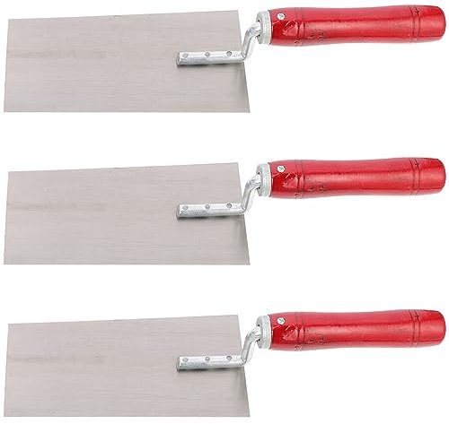 Uonlytech 3pezzi Per Intonacatura Inossidabile Utensili Per Livellare e e Intonaco Per e Costruzione
