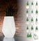 DEKOPOT Leuchtender Blumentopf Groß | Pflanzkübel geeignet für Haus, Büro, Garten, Patio, Hotel, Restaurant, Balkon und Terrasse, gemütliche Innenlampe, moderner Gartentopf (Volcano)
