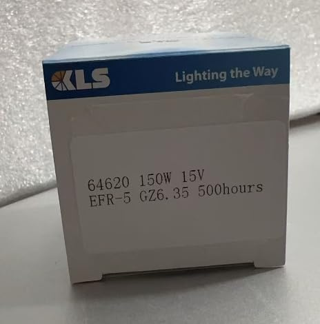for KLS 64620 150W 15V EFR-5 GZ6.35 500hours Bulb Halogen Display/Optic Lamp