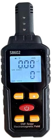 Rilevatore di radiazioni di contatore Geiger, rilevatore di radiazioni con bancone Geiger, display LCD 3 in 1 nucleare con allarme audio e luminoso, misuratore di monitor portatile per casa, ufficio