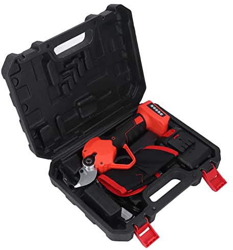MasYosh Cesoia Elettrica da Potatura, Tagliabordi a Batteria con Motore Brushless da 500 W con Lama in Carburo SK5 e 2 Regolazioni di Marcia, per Potatura di Rami di Vivaio di (Spina UE AC100-240V)
