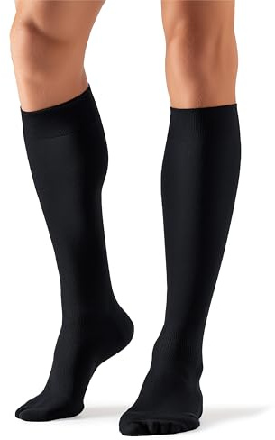 BeOnTop Medias Compresion Hombre Descansantes 14-17 mmHg – Calcetines Compresivos para Viajes, Trabajo, Deporte, Piernas Cansadas, Varices, Circulación – Made in Italy