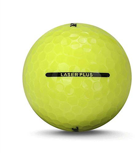 Ram Laser Plus Golf Balls -Soft Low Compression for Slower Swing Speed (Yellow, 3 Pack / 36 Balls)