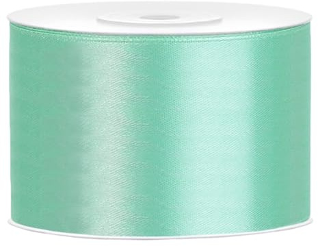 CARTONARE Premium satinband, urval av 25 färger och 6 bredder 3 mm 6 mm 12 mm 25 mm 38 mm 50 mm dekorband som dekoration för bröllop, för pyssel, som presentförpackning
