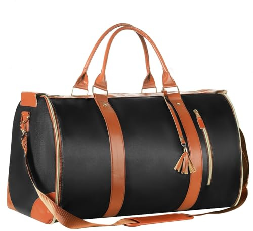 Reisetasche, groß, wasserdicht, Umhängetasche, Schulterkapazität, Anzug, Reisekleidung, Kleidersäcke für Reisen, weiß, Einheitsgröße