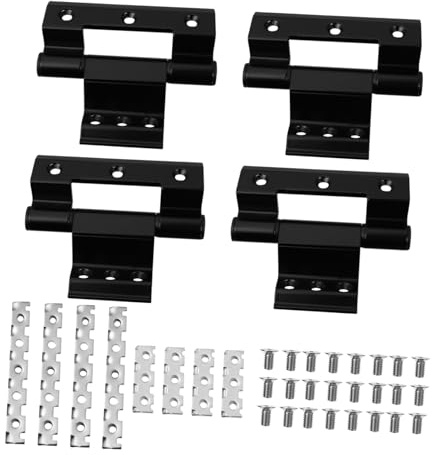 HOMSFOU 4pièces Charnière De Fenêtre Aluminium Charnière Isolante Robuste à Brisé à Battant
