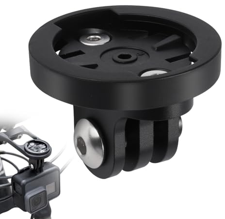 Halterung für Gopro Fahrradcomputer für Garmin Edge, Halterung Garmin Varia, Fahrradlich Halterungs Lochabstand 22mm, Fahrradcomputerhalterung, FahrradlichtHalterung Universal Interface Combo Adapter