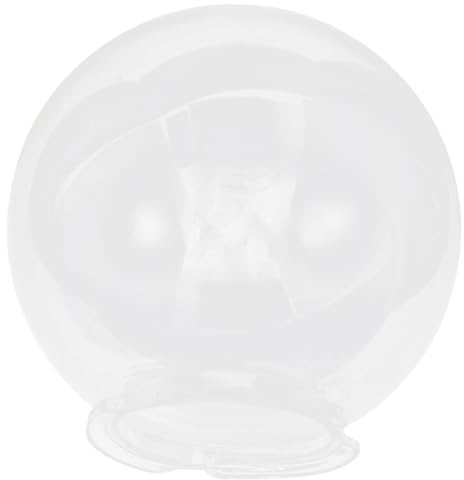 IWOWHERO Paralume Globo Lampione Palla Giardino Trasparente Copertura Lampadina Esterno Resistente e Facile da Installare Ombra Protettiva per Luci Outdoor Patio e Percorsi