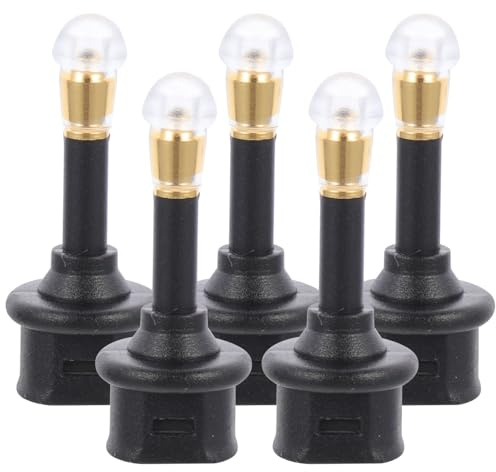 CRAFTHROU Adattatore Audio Ottico da Femmina a Jack 3.5mm Maschio, Connettore Digitale, Materiale Pvc e Fibra Ottica, 5 Pezzi, Leggero e Portatile per Cuffie