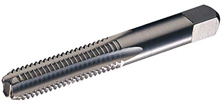 WIDIA GTD 14060 5305L/5303L Tap, Plug Chamfer, Land Hand Cut, 4 Flutes, H3 Limit, 1 Thread Length, 1/4-28, HSS, Uncoated