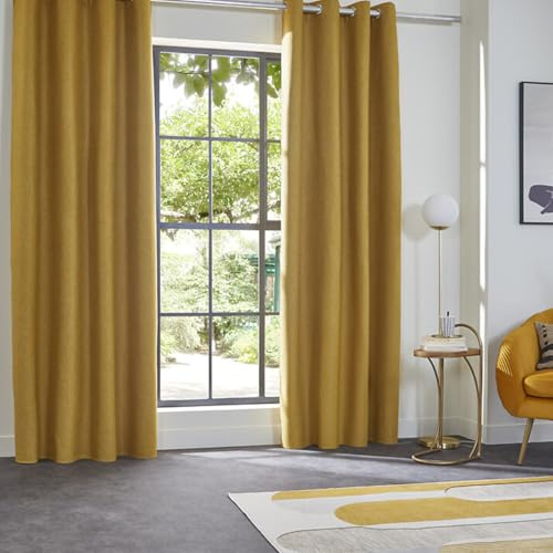 ATMOSPHERA CREATEUR D'INTERIEUR - Tenda oscurante giallo senape 140x260cm