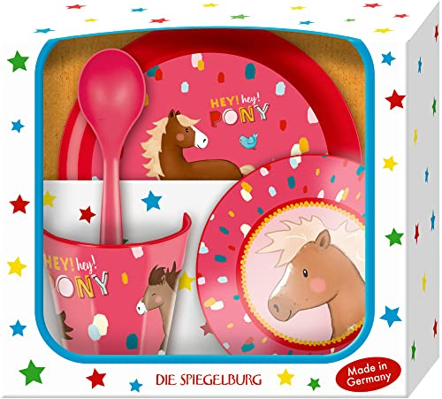 Die Spiegelburg Geschirr Geschenkset - Mein kl. Ponyhof