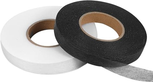 2 Pack Saumband Zum Aufbügeln Waschfest Bügelband Hose Kürzen Bügelband Zum Kürzen Von Gardinen Klebeband Zum Aufbügeln Gardinenband Nahtband Saumvlies Reparieren Flicken Für Stoffen Vorhänge Kleidung