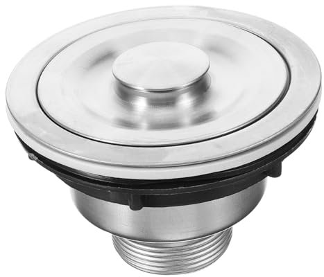 ORFOFE Modern Sink Waste Assembly Stainless Steel Drain for Kitchen Easy Install