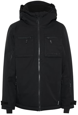 CHIEMSEE skidjacka med backtryck, 19-3911 Black Beauty, 170-176