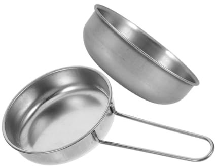 CONGARTENO 2piezas Tapa Extintora De Metal Para Estufas De Alcohol y Cubierta De Inoxidable Para Apagar Camping y Cocción