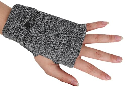 Handgelenk Geldbörse, Armbandtasche Mit Reißverschluss Laufrad Armband, Schweißband Mit Taschen Für Männer Und Frauen, Sport Handgelenktasche Geeignet Für Reisen, Fitness - Gray verließ M