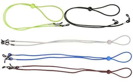 SKISUNO 5 Stück Elastische Brillenbänder 65cm Aus Strapazierfähigem Kordelmaterial Anti Verlust Brillenhalter Für Outdoor Und Sport Vielseitiger Brillenseil Für Damen Und Herren