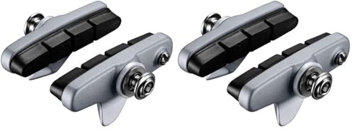 Shimano Bremsschuh R55C4 105 Silber, Y88T98040 (Packung mit 2)