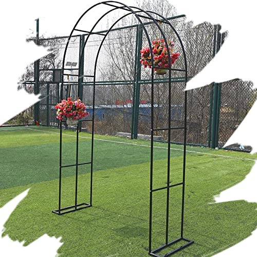 KADEUX Garten Rosenbogen Für Kletterpflanzen Clematis Weinreben, Schwer Rankbogen Rankhilfe Torbogen, Für Hochzeit Partydekoration, Freistehend (Size : 80x200x50cm)