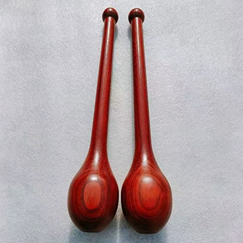 Rosewood Clubbell Home Gym Indian Clubs, schwingendes Krafttrainingsgerät für Frauen und Männer, Holzwachsölbehandlung, glatt und zart