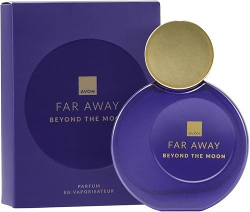 Avon Far Away Beyond the Moon Eau de Parfum - 50ml | Wild Cherry & Sandalwood Fragrance with a Long-lasting Scent, Ideal for Everyday Wear and Special Occasions, Cruelty Free