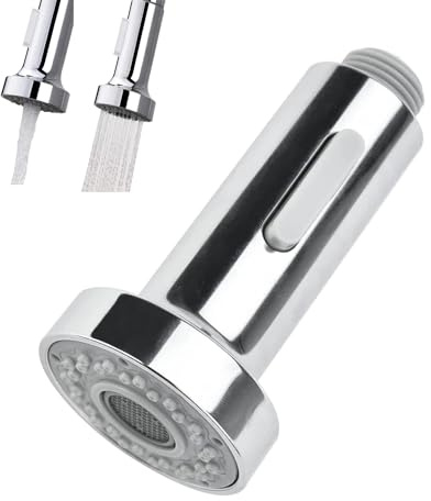 Ricambi Doccetta Cucina, Ttesta di Spruzzo del Rubinetto della Cucina Ricambi, Doccetta per Lavandino Cucina Attacchi da 1/2 con Pulsante di Controllo