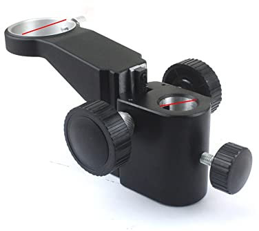 Mikroskop-Zubehör, 76 mm Durchmesser, Mikroskop-Ständer, Halterung, Stereo-Zoom-Mikroskop, verstellbar, industrielles Trinokular-Fernglas-Mikroskoparm, Haltbarkeit und zuverlässige Leistung (Größe: 50