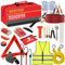 GADLANE Kit Emergencia Coche - Kit de Emergencia Extra Grande para Coche en Carretera con Botiquín de Primeros Auxilios Nuevo Kit de Coche para Conductor con Estuche de Almacenamiento
