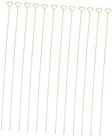 WESIEVYA 50stücke Blumenkartenhalter Aus Metall Herzförmige Kartenclips Floral Kartenhalter Blumenladenzubehör Für Hochzeit Geburtstag Dekoration