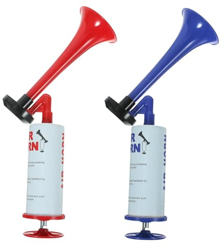 JOINPAYA 2stücke Handheld Cheer Air Horn Tragbares Cheerleading Horn Für Sportveranstaltungen Feste Und Feiern Hohe Lautstärke Und Auffällige Farben