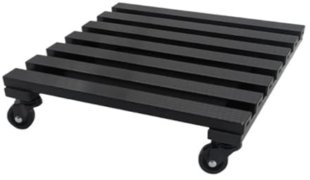 Växtvagn Blomrullare Växtvagn Med Hjul Avtagbar Blomkruka Basbricka For Utomhus Inomhus För Utomhusbruk Inomhusbruk(Black,33cm)