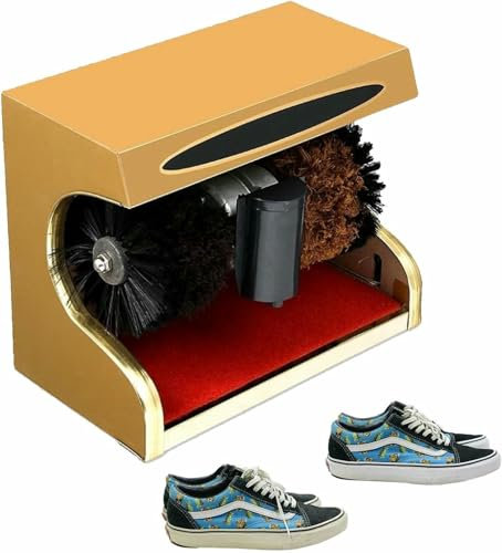 VYUJHNBG Cireuse à Chaussures Automatique, cireuse électrique, silencieuse, pour Maison, Magasin, hôtel
