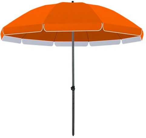Generisch 250/260 cm Terrassenschirm, Marktschirm Höhenverstellbar, Sonnenschirm Gartenschirm mit Einfachem Knopf, Balkonschirm UV-Schutz Und Wasserdicht(250cm/8.2ft)