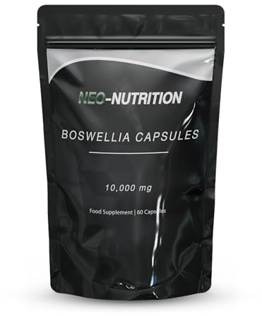 Boswellia Serrata Extract 10,000mg – 65% Boswellic Acid (500mg per Capsule) - 60 Capsules (1-2 Months Supply) – Neo Nutrition UK