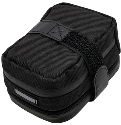 Fahrrad-Satteltasche – wasserdichte Nylon-Fahrradtasche, Rücksitz-Organizer, verschleißfeste Schutzaufbewahrung, platzsparende kompakte Tasche mit Handytasche, Kartenhalter für Touren, Pendeln