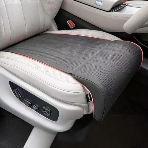 DALIUZEHUI Extensor de Piernas para Asiento de Automóvil para Mercedes GLC X254, Tapete de Descanso con Cojín para Los Muslos Almohadilla Ajustable,Black